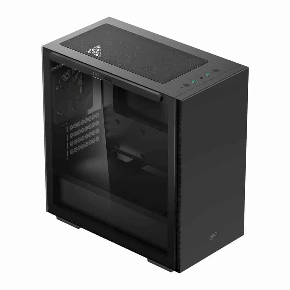 (image for) DEEPCOOL MACUBE 110 micro-ATX Mini Tower Tempered Glass PC Gaming Case Black